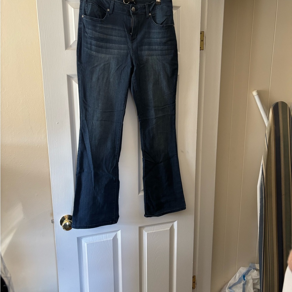 1822 Dark Blue Boot Cut Jeans